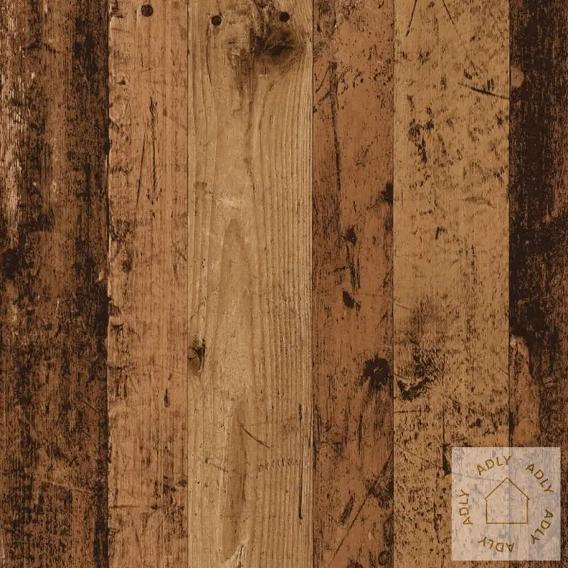 Veggmontert Nattbord Gammelt Tre 35X35X20 Cm