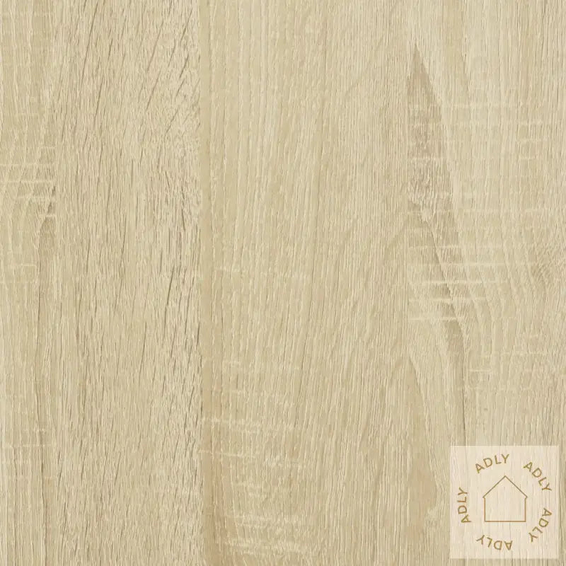 Nattbord Med Glassdører 2 Stk Sonoma Eik 35X37X35 Cm