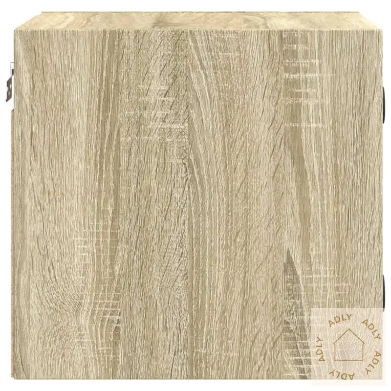 Nattskap Med Glassdører Sonoma Eik 35X37X35 Cm