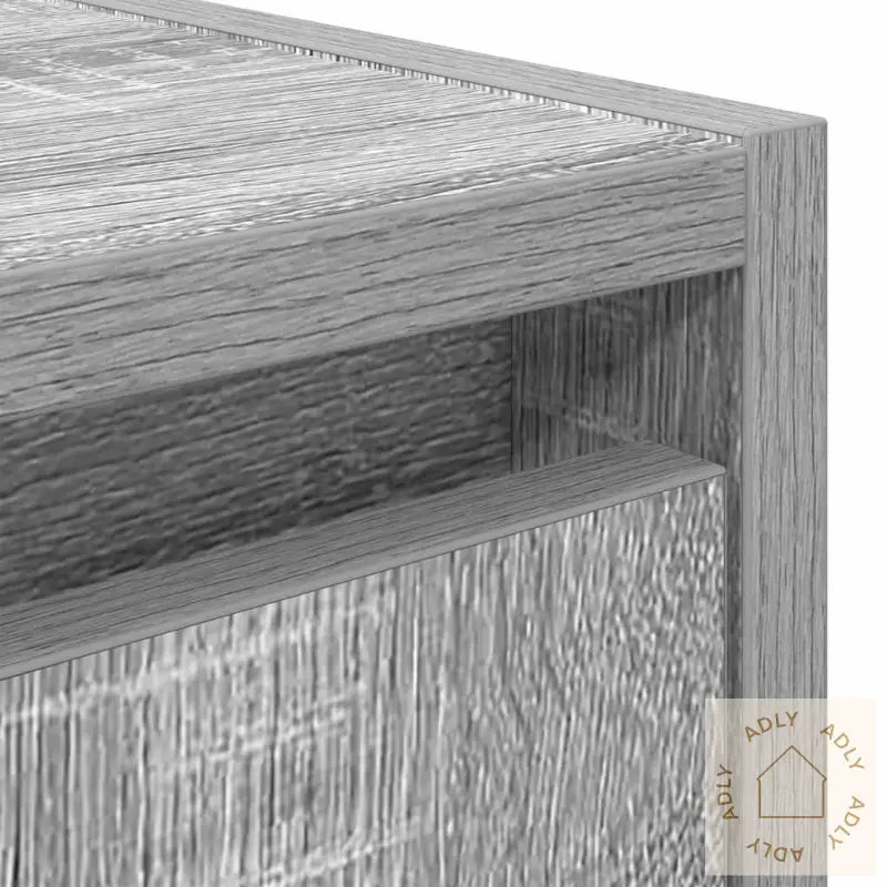 Veggmontert Nattbord Grå Sonoma 38X34X40 Cm