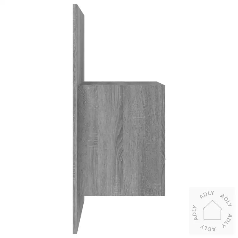 Veggmontert Nattbord Grå Sonoma