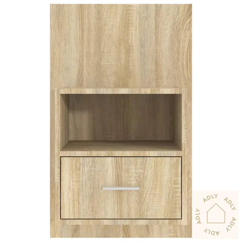 Veggmonterte Nattbord 2 Stk Sonoma Oak