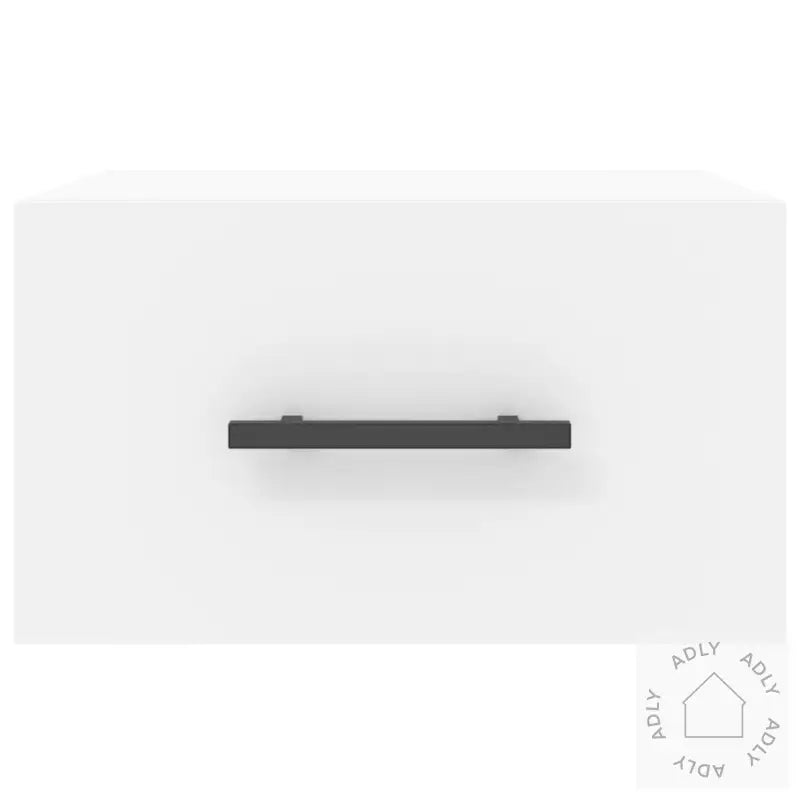 Veggmonterte Nattbord 2 Stk Hvit 35X35X20 Cm