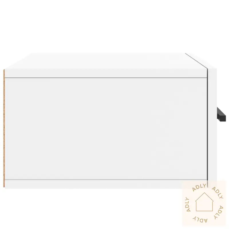 Veggmonterte Nattbord 2 Stk Hvit 35X35X20 Cm