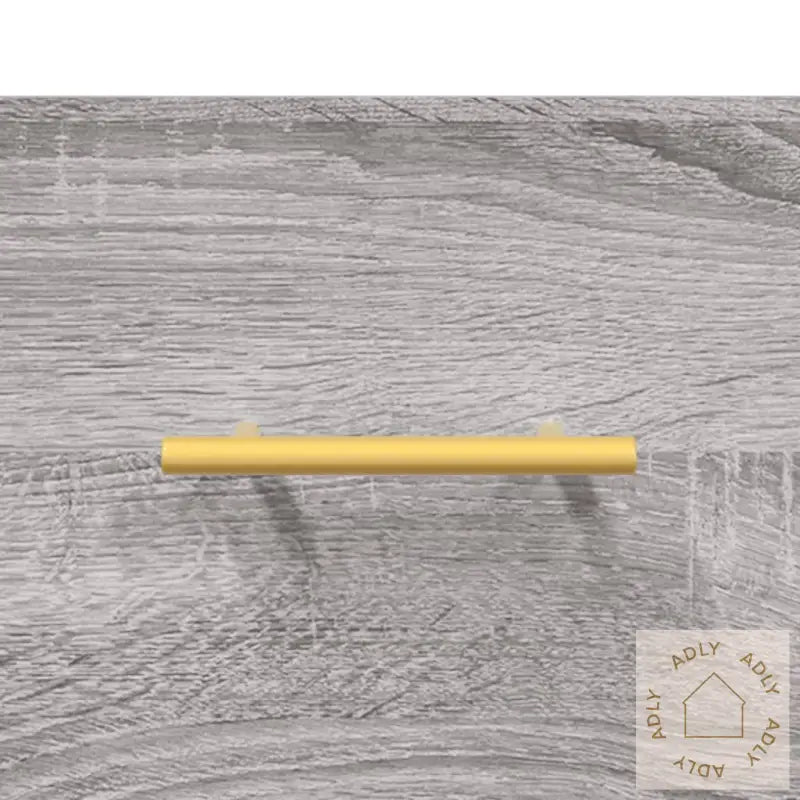 Veggmontert Nattbord Grå Sonoma 35X35X20 Cm