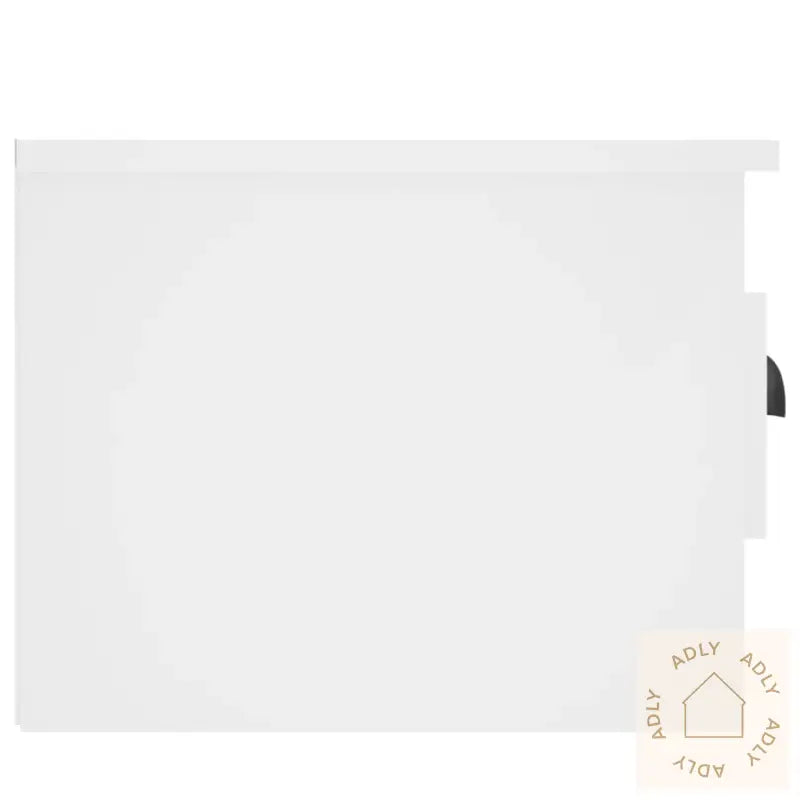 Veggmonterte Nattbord 2 Stk Hvit 41,5X36X28 Cm