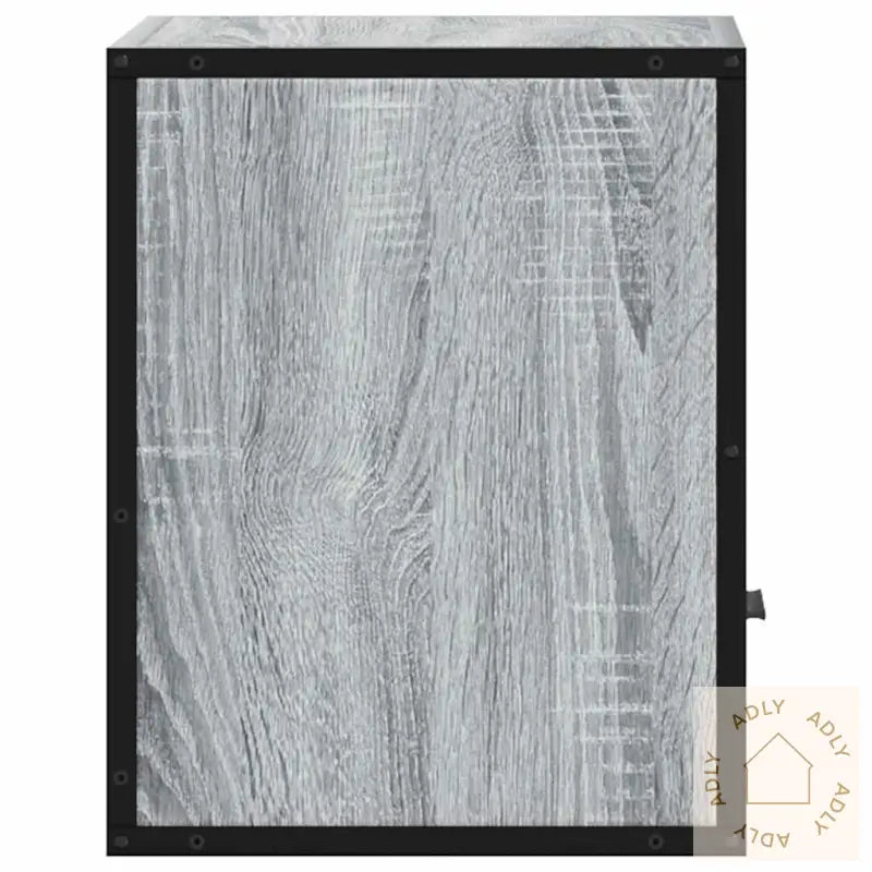 Veggmontert Nattbord Grå Sonoma 40X31X39,5 Cm