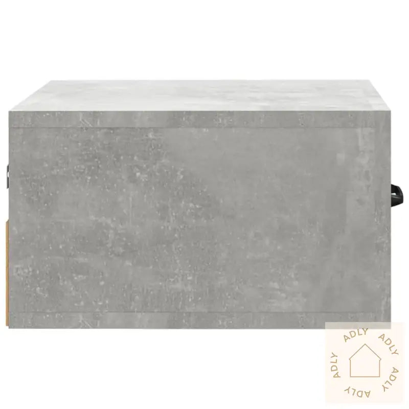 Veggmontert Nattbord Betonggrå 35X35X20 Cm