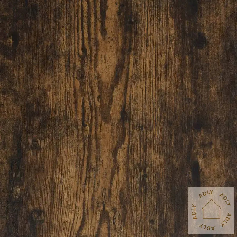 Veggmontert Nattbord Røkt Eik 45X26X28,5 Cm