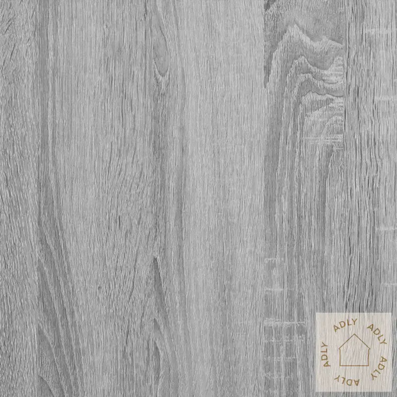 Veggmonterte Nattbord 2 Stk Grå Sonoma 45X26X28,5 Cm