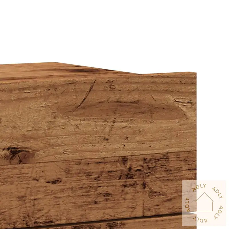 Veggmontert Nattbord Gammelt Tre 40X32X30 Cm