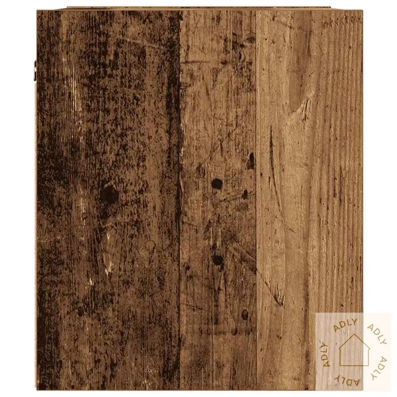 Veggmontert Nattbord Gammelt Tre 38X34X40 Cm