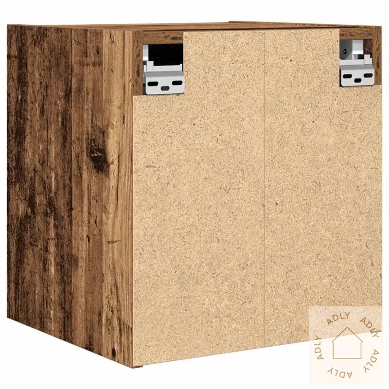 Veggmontert Nattbord Gammelt Tre 38X34X40 Cm