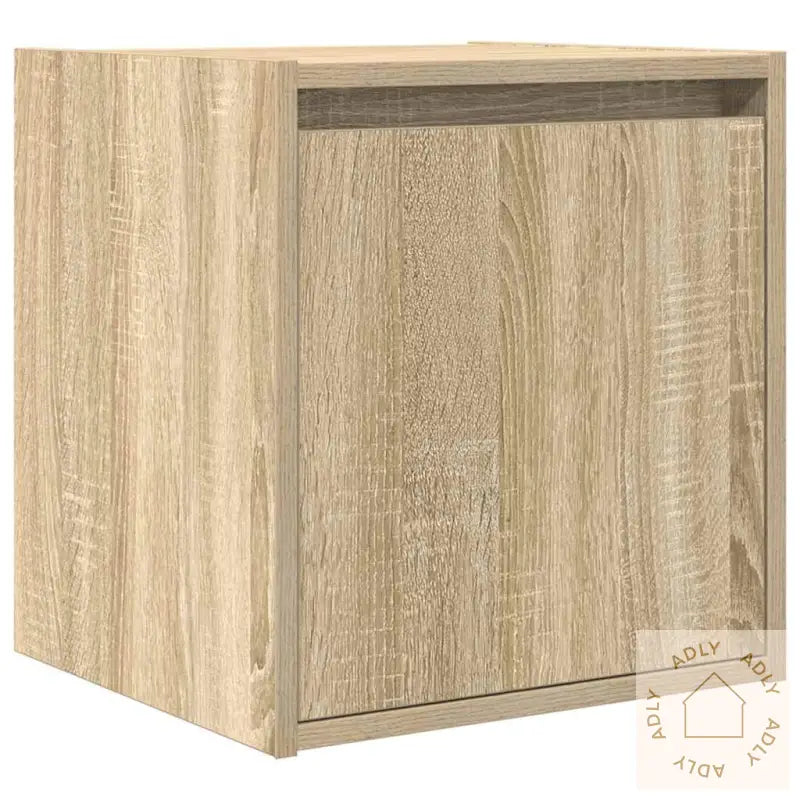 Veggmontert Nattbord 2 Stk Sonoma Eik 38X34X40 Cm