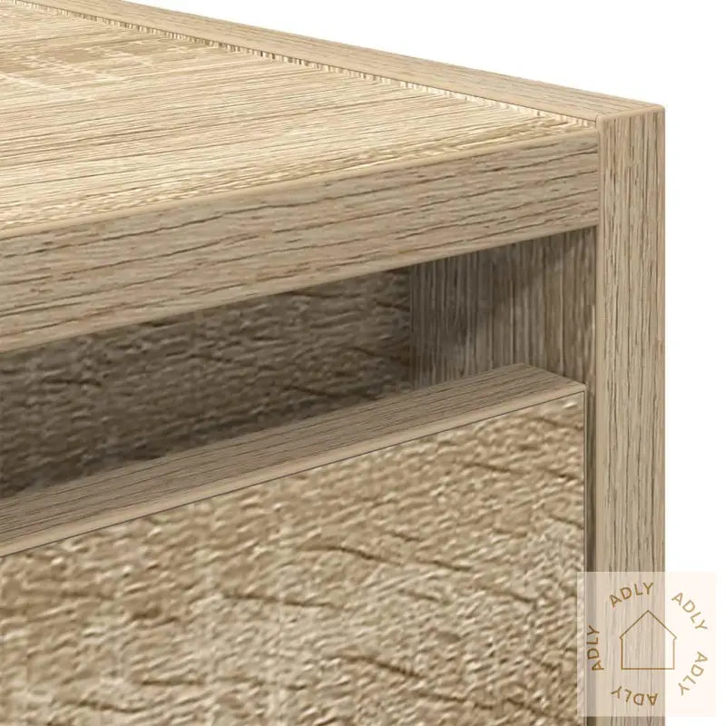 Veggmontert Nattbord 2 Stk Sonoma Eik 38X34X40 Cm