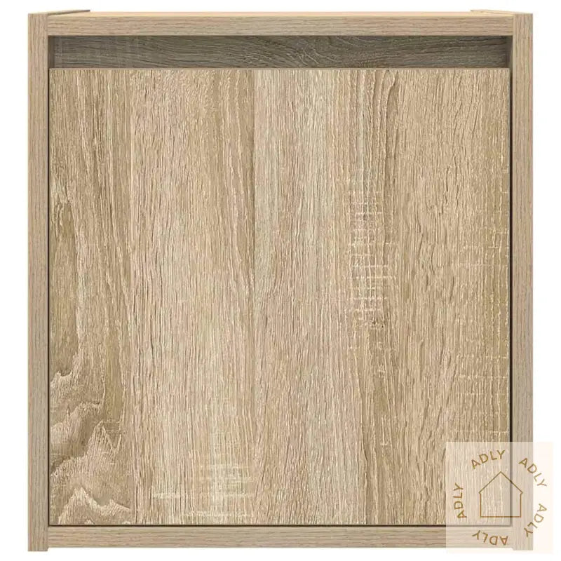 Veggmontert Nattbord 2 Stk Sonoma Eik 38X34X40 Cm