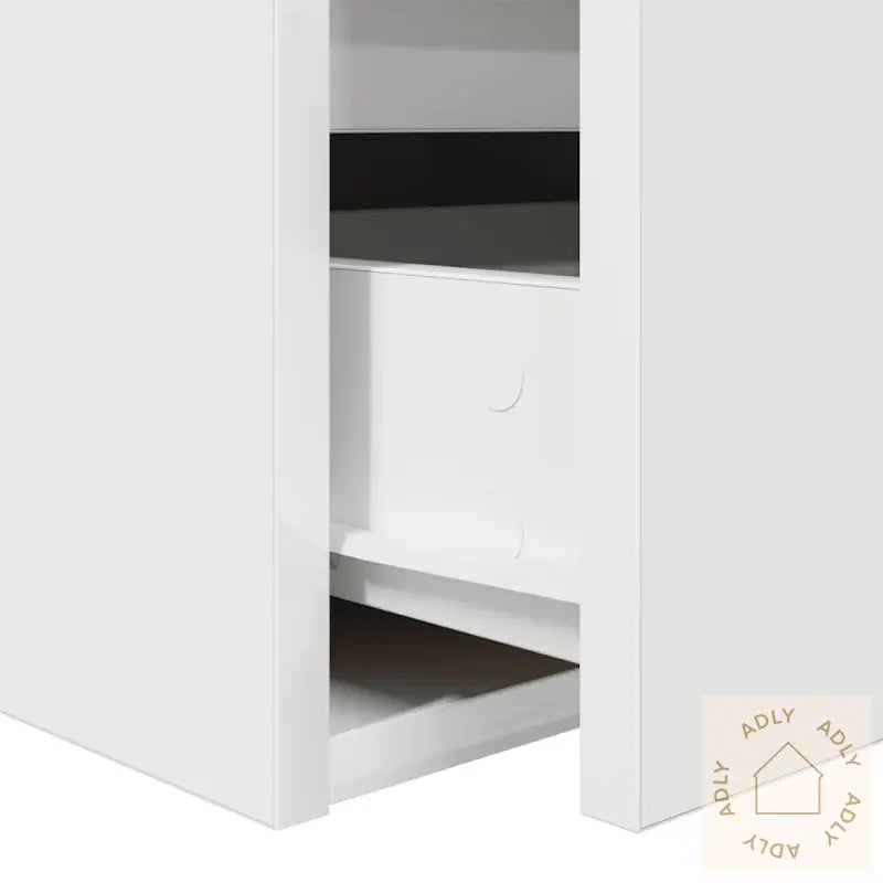 Veggmontert Nattbord 2 Stk Hvit 38X34X40 Cm