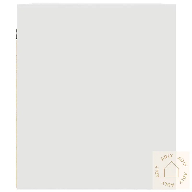 Veggmontert Nattbord 2 Stk Hvit 38X34X40 Cm