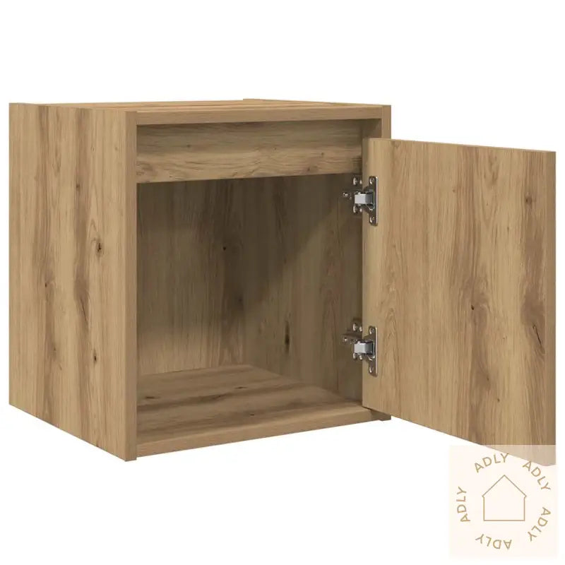 Veggmontert Nattbord Artisan Eik 38X34X40 Cm