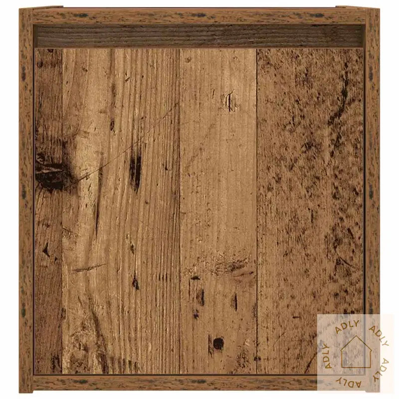 Veggmontert Nattbord Gammelt Tre 38X34X40 Cm