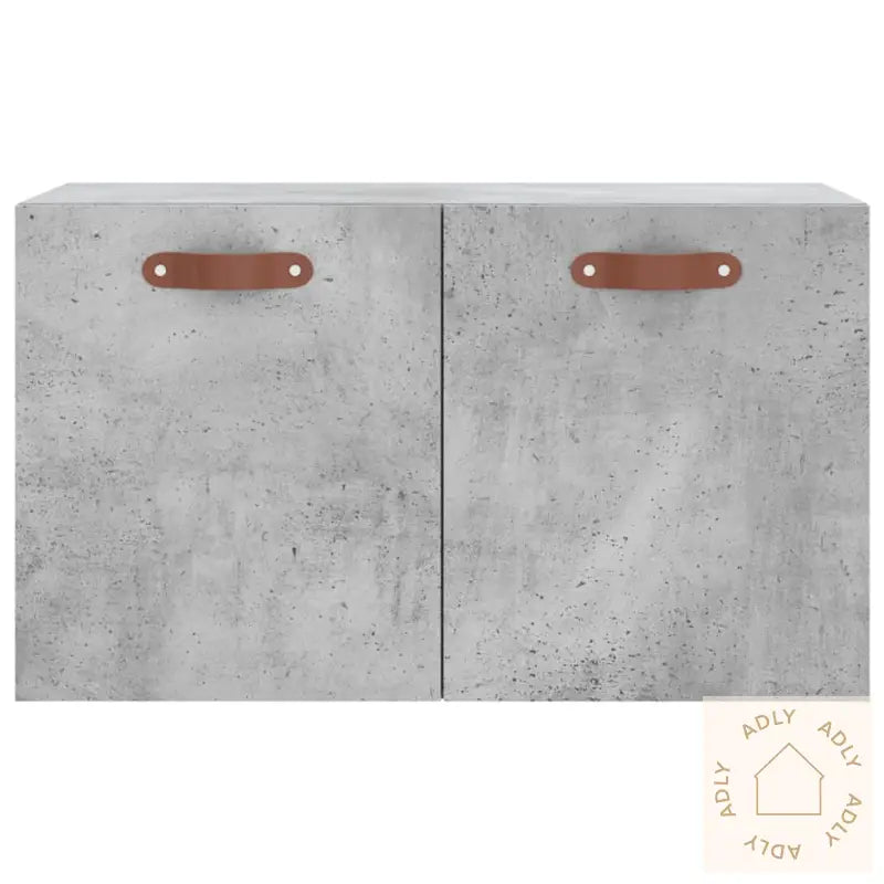 Veggskap Betonggrå 60X36,5X35 Cm Konstruert Tre