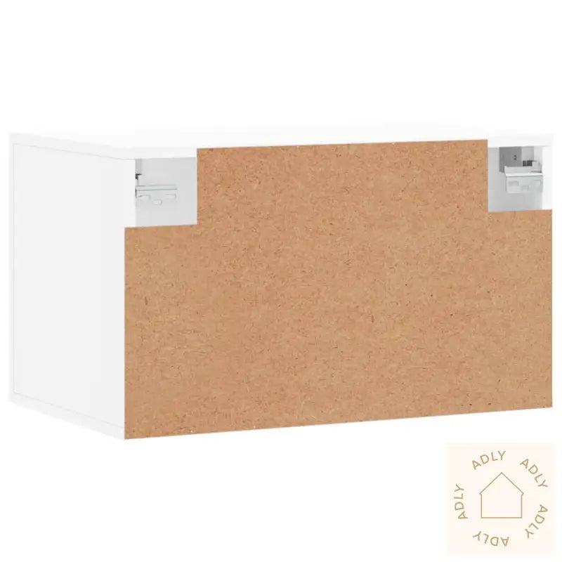 Veggskap Hvit 60X36,5X35 Cm Konstruert Tre