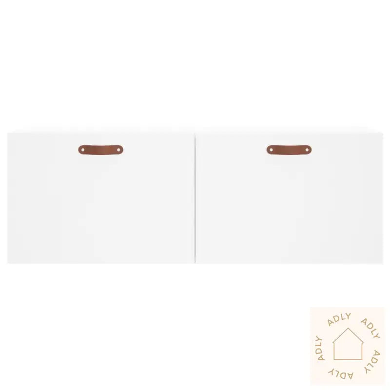 Veggskap Hvit 100X36,5X35 Cm Konstruert Tre