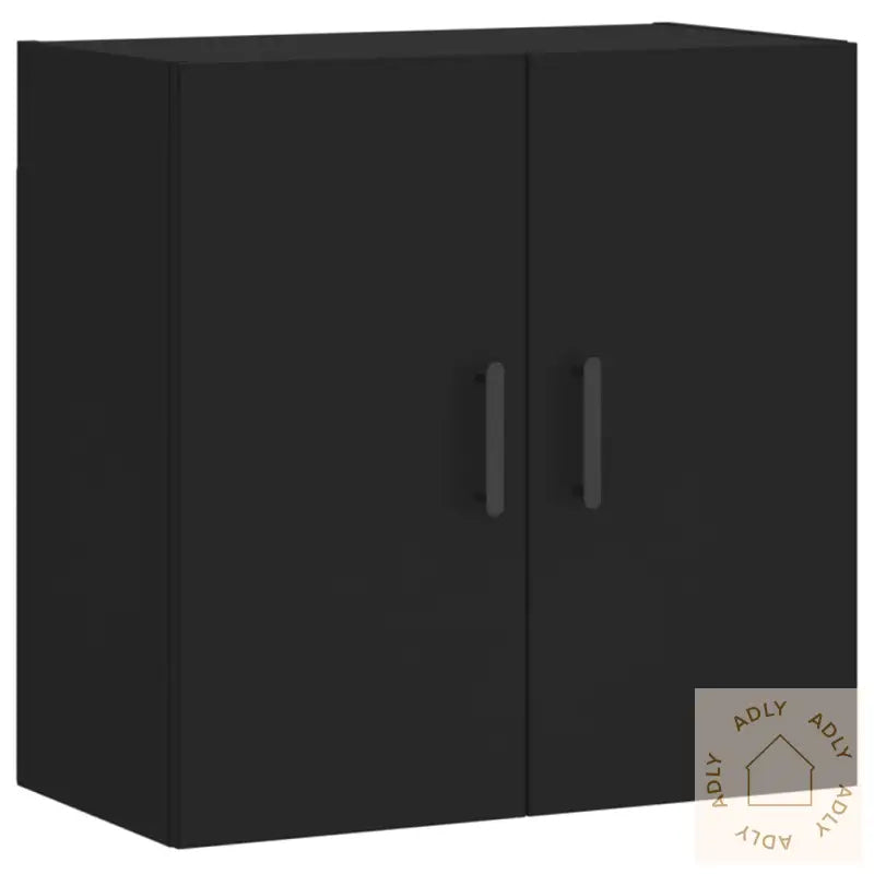 Veggskap Svart 60X31X60 Cm Konstruert Tre