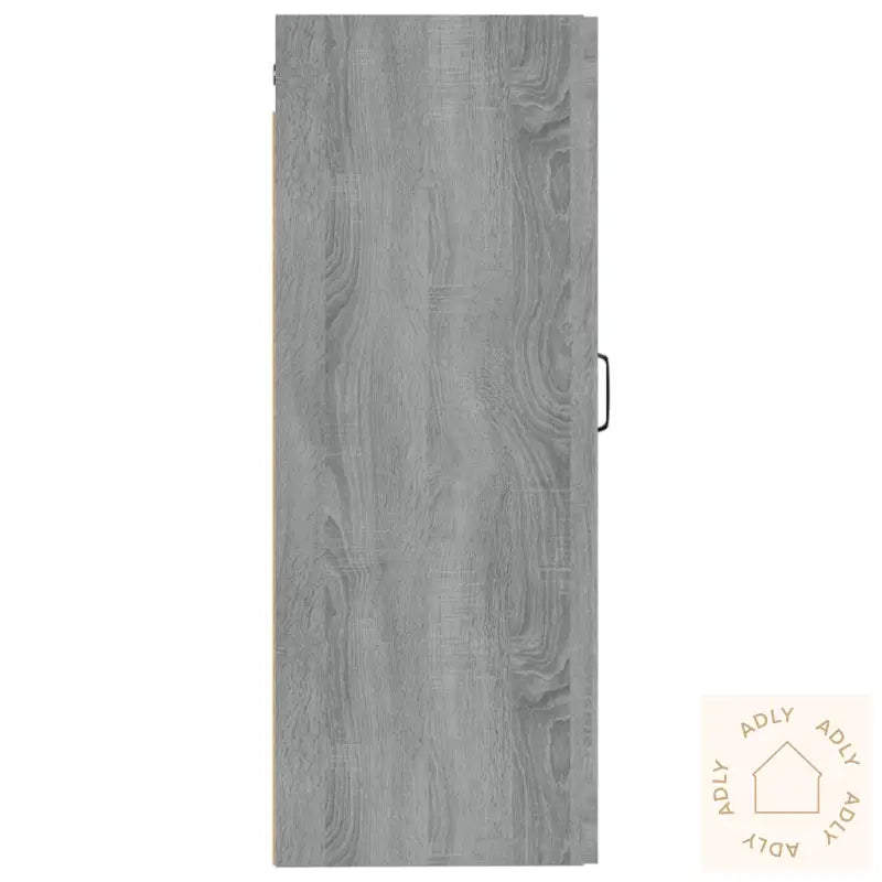 Vegghengt Skap Grå Sonoma 35X34X90 Cm Konstruert Tre