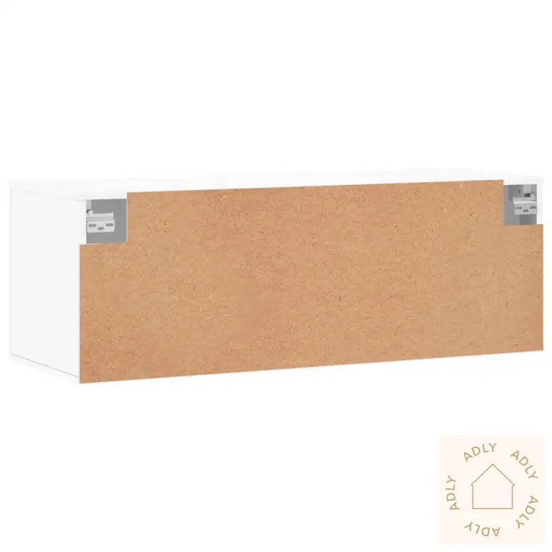 Veggskap Hvit 100X36,5X35 Cm Konstruert Tre