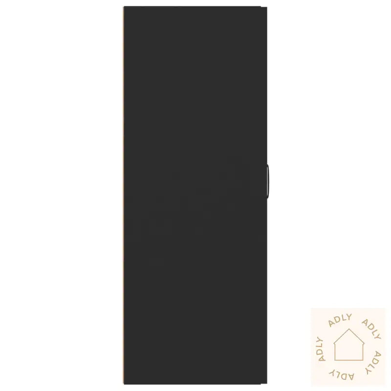 Veggskap Svart 69,5X34X90 Cm Konstruert Tre