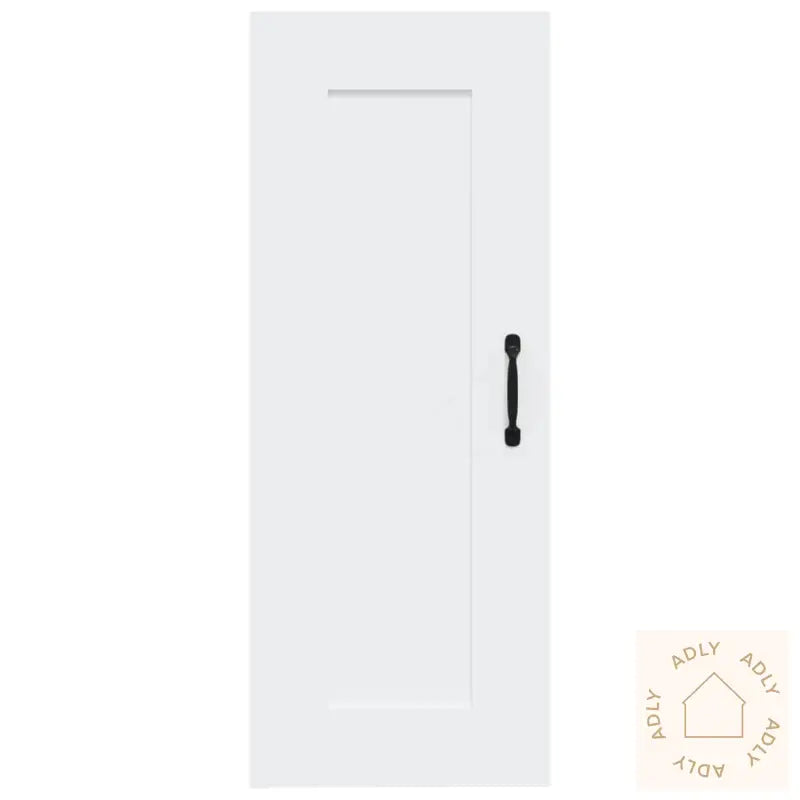 Veggskap Hvit 35X34X90 Cm Konstruert Tre