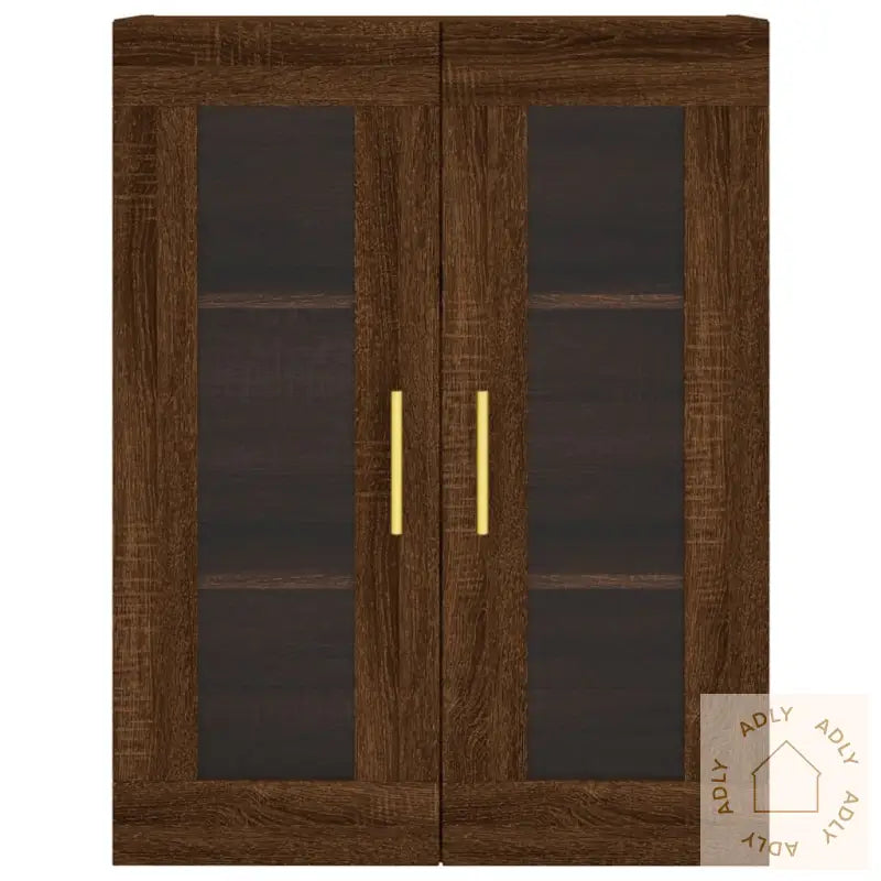 Veggskap Brun Eik 69,5X34X90 Cm