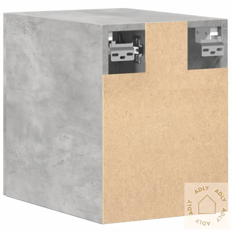 Veggskap Betonggrå 30X42,5X40 Cm Konstruert Tre