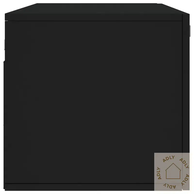 Veggskap Svart 100X36,5X35 Cm Konstruert Tre