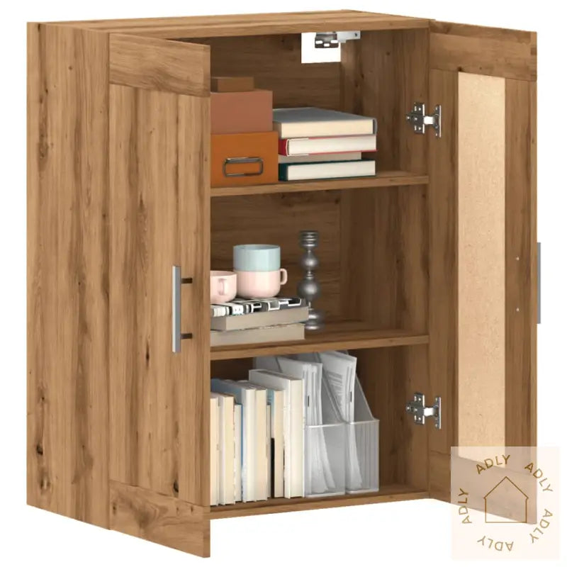 Veggskap Artisan Eik 69,5X34X90 Cm Konstruert Tre