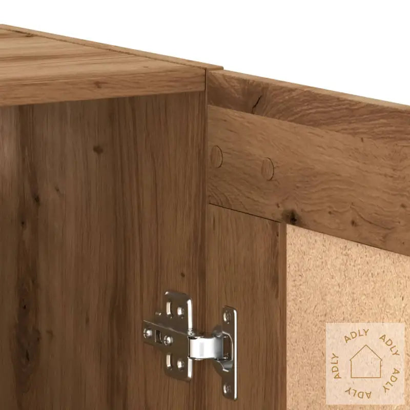 Veggskap Artisan Eik 69,5X34X90 Cm Konstruert Tre