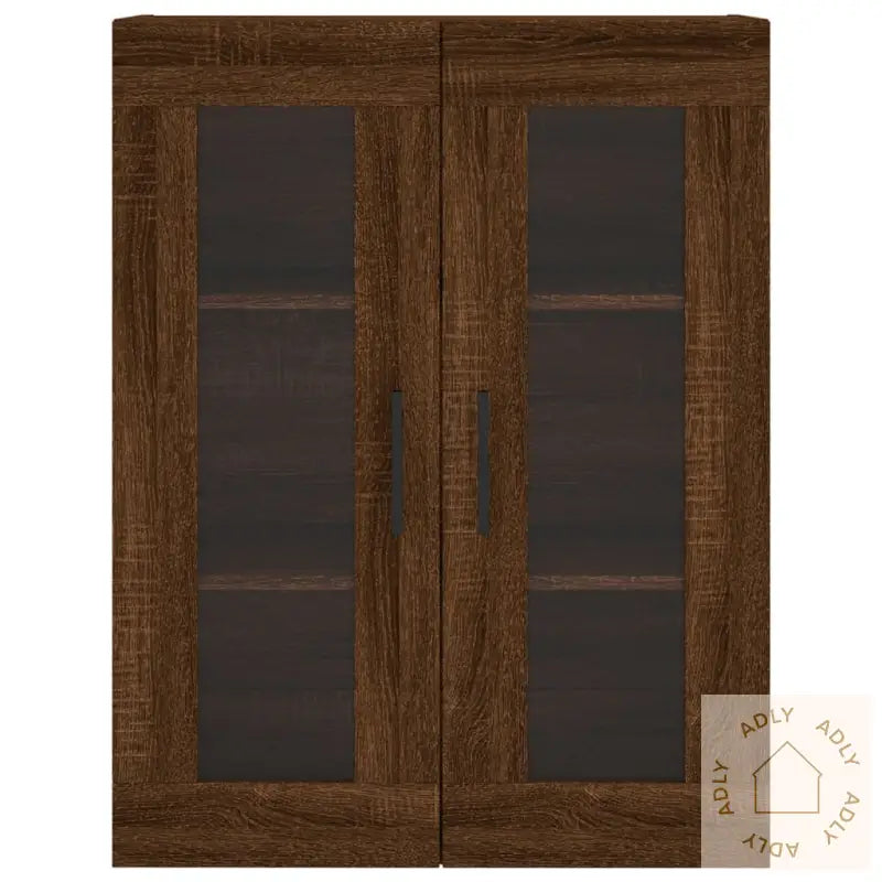 Veggskap Brun Eik 69,5X34X90 Cm