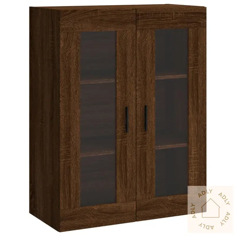 Veggskap Brun Eik 69,5X34X90 Cm