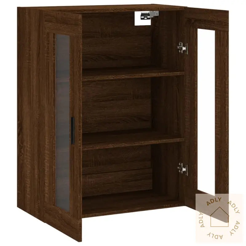 Veggskap Brun Eik 69,5X34X90 Cm