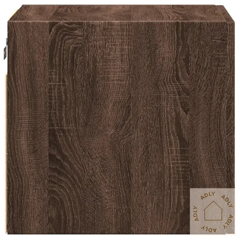 Veggskap Brun Eik 40X42,5X40 Cm Konstruert Tre
