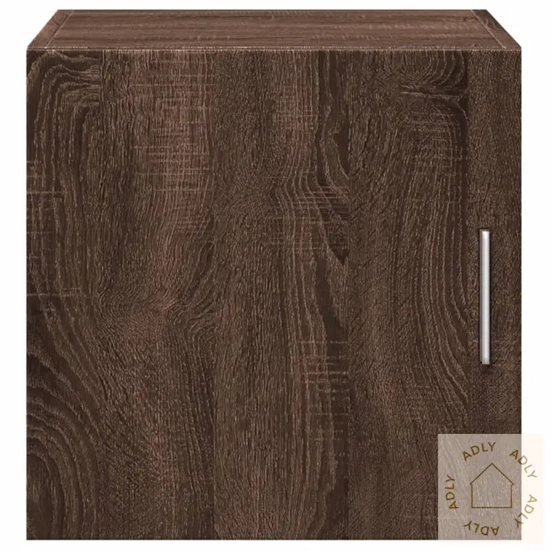 Veggskap Brun Eik 40X42,5X40 Cm Konstruert Tre