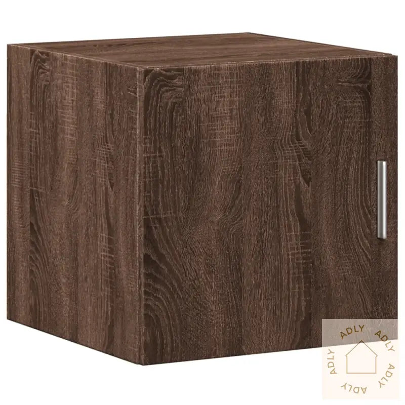 Veggskap Brun Eik 40X42,5X40 Cm Konstruert Tre