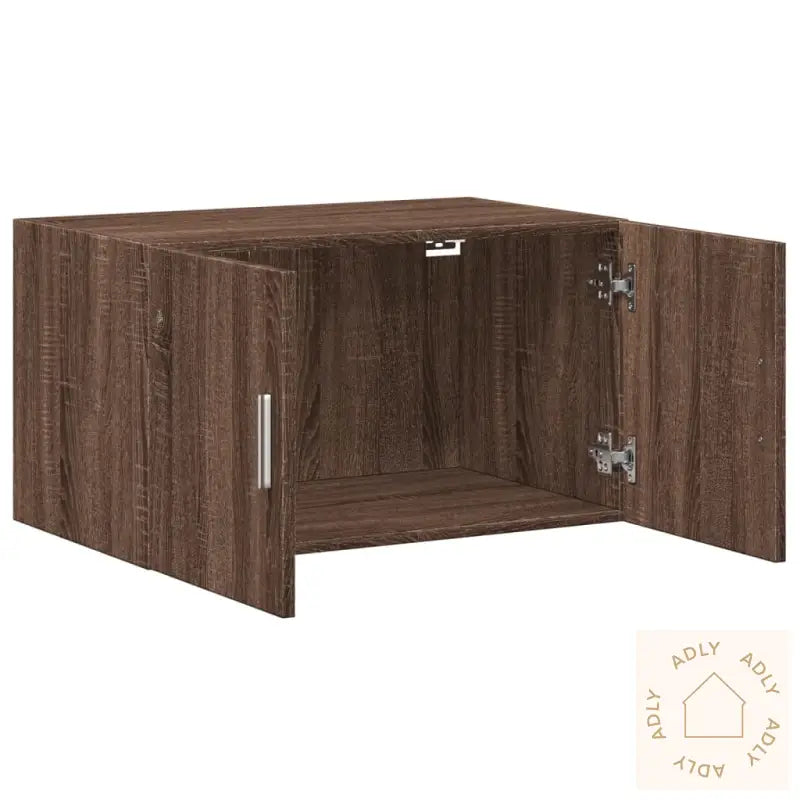 Veggskap Brun Eik 70X42,5X40 Cm Konstruert Tre