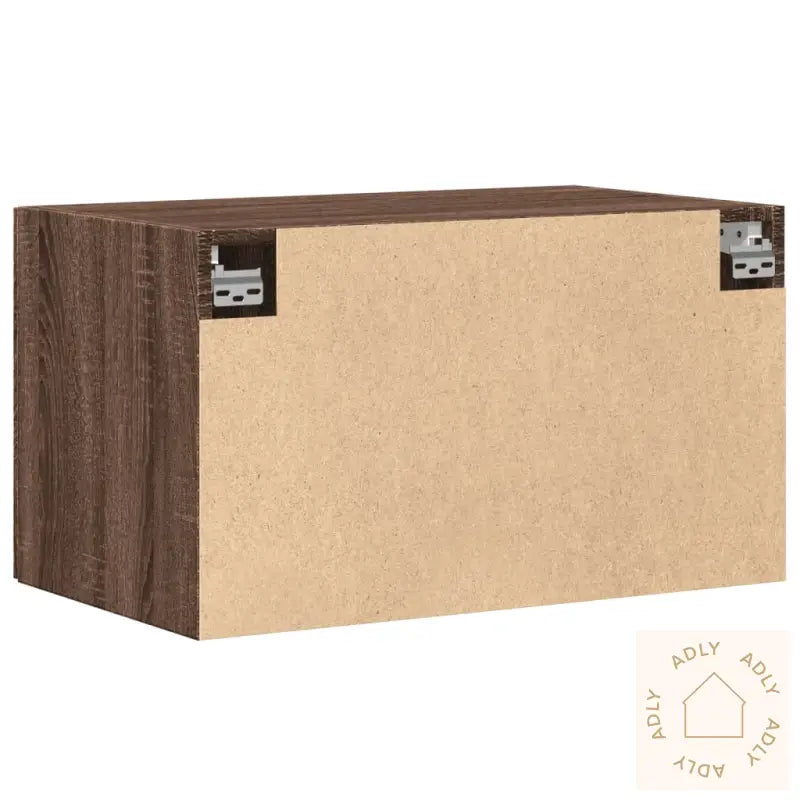 Veggskap Brun Eik 70X42,5X40 Cm Konstruert Tre