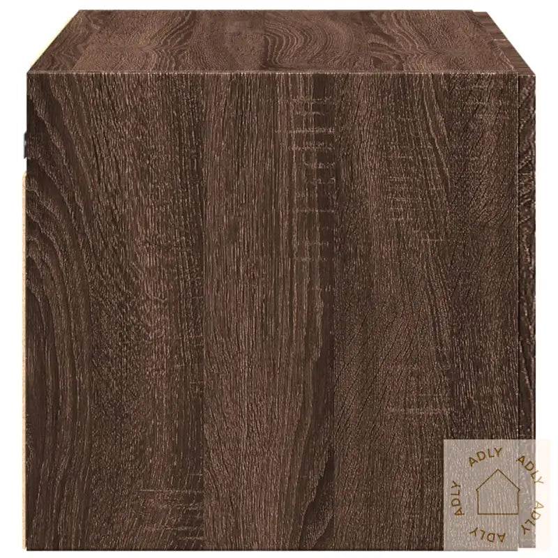 Veggskap Brun Eik 70X42,5X40 Cm Konstruert Tre