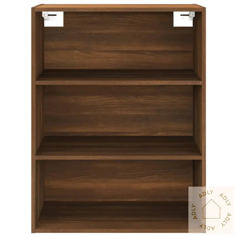 Hengende Veggskap Brun Eik 69,5X32,5X90 Cm