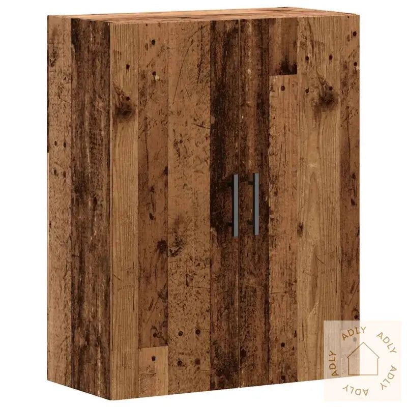 Veggmontert Skap Gammelt Tre 69,5X34X90 Cm