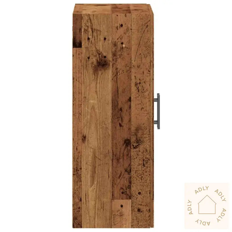Veggmontert Skap Gammelt Tre 69,5X34X90 Cm