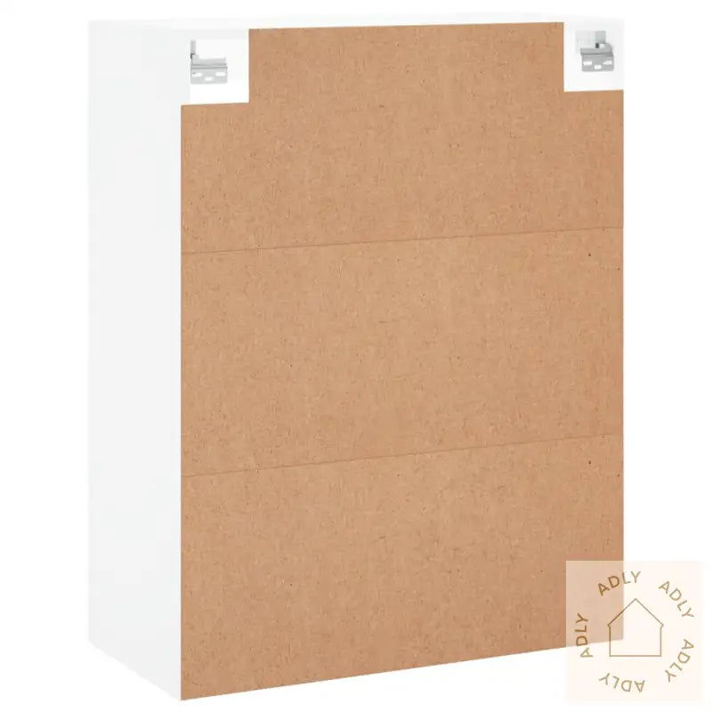 Veggmontert Skap Hvit 69,5X34X90 Cm Konstruert Tre